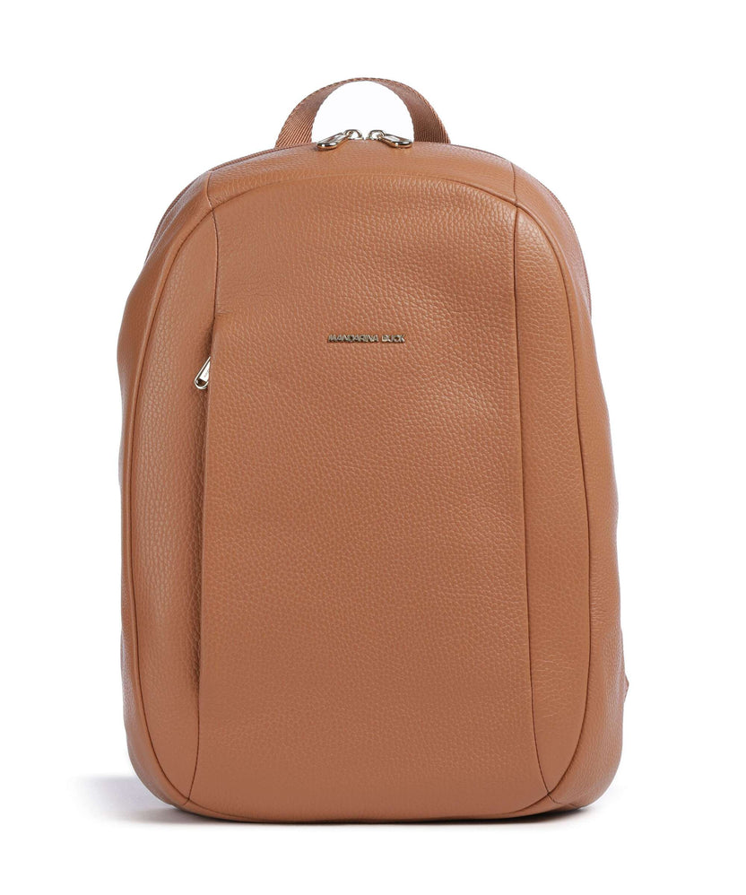 Mandarina Duck Mellow Leather Backpack pecan nut