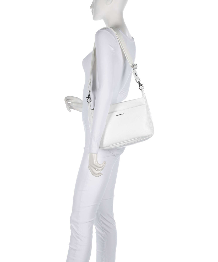 Mandarina Duck Mellow Leather Shoulder bag blanc
