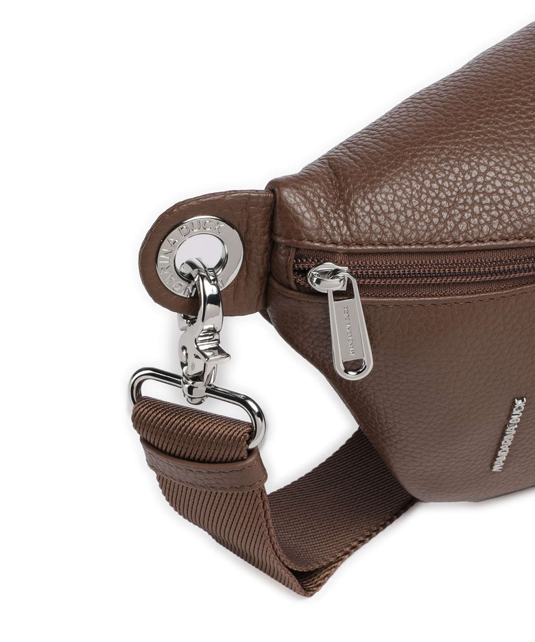 Mandarina Duck Mellow Leather Belt bag milk chocolate