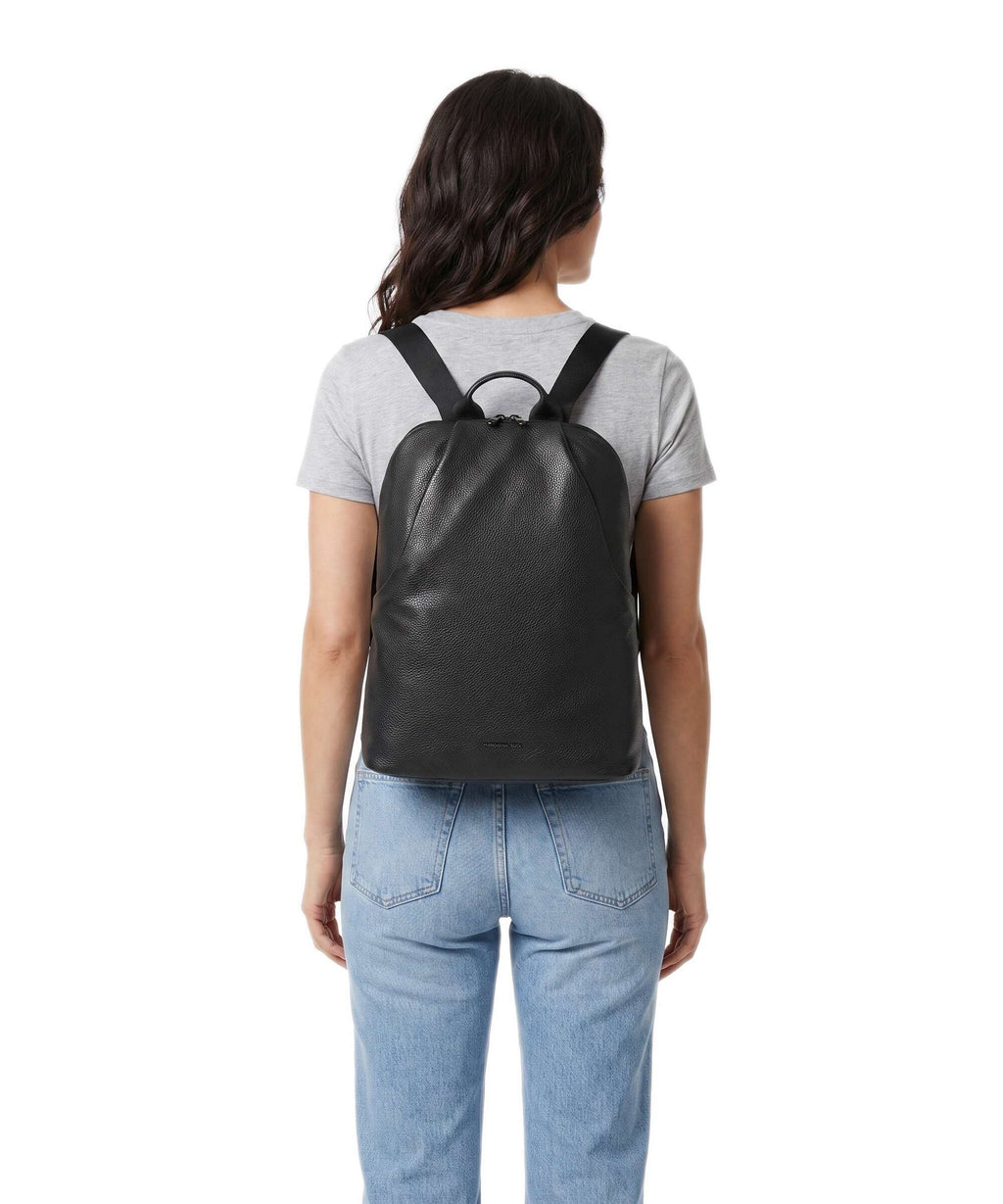 Mandarina Duck Mellow Leather Backpack nero