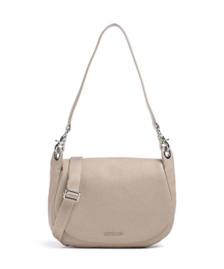Mandarina Duck Mellow Leather Shoulder bag warm taupe