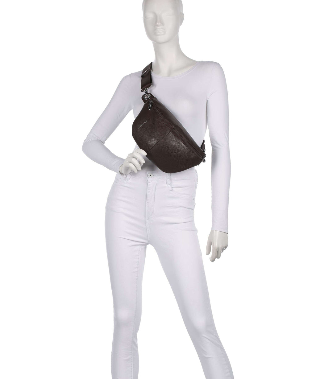 Mandarina Duck Mellow Leather Belt bag espresso