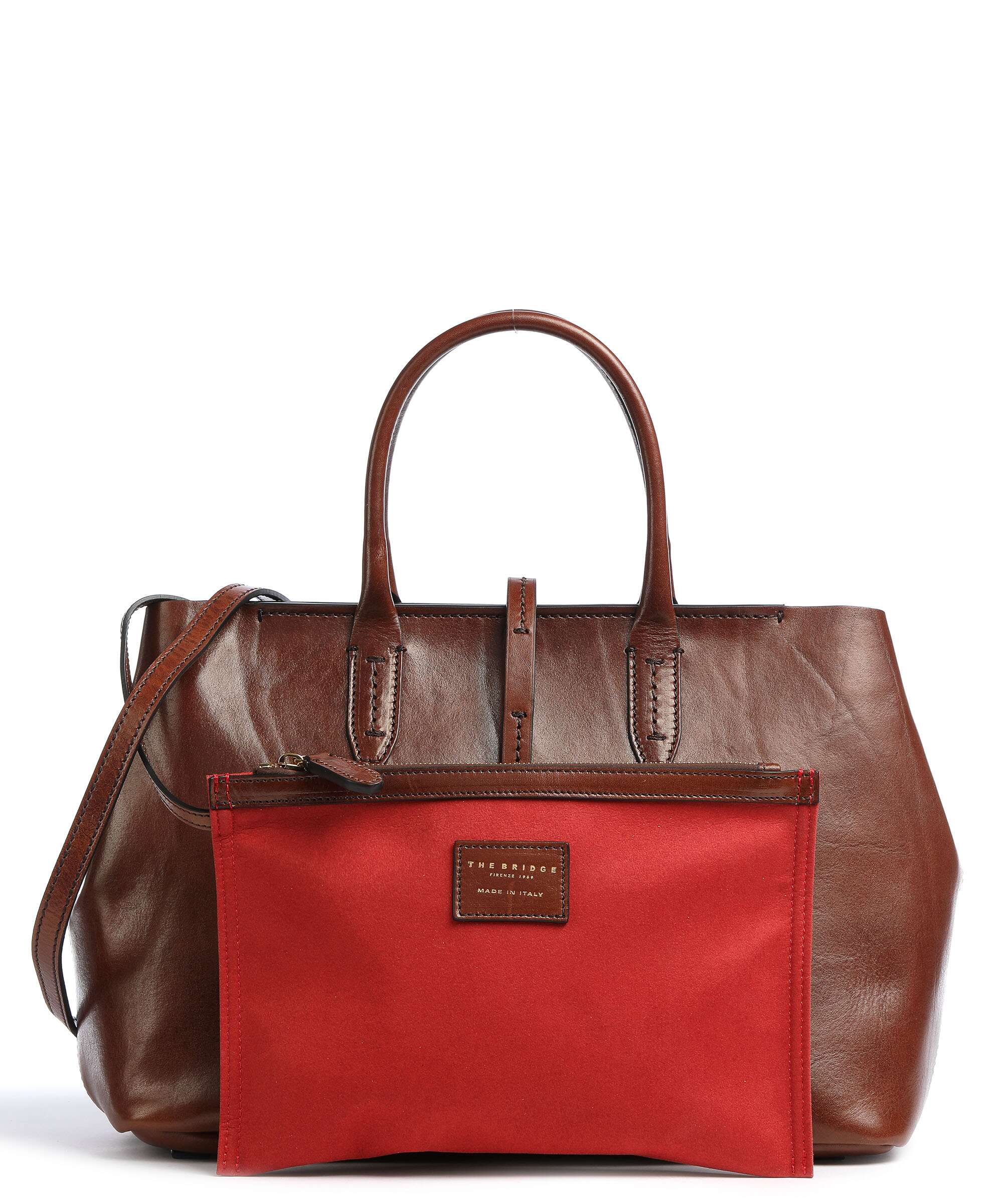 The Bridge Dalston Handbag marrone