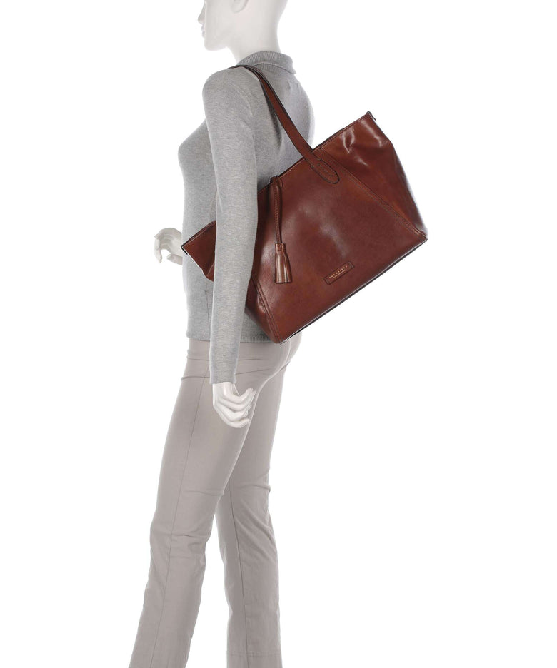 The Bridge Florentin Tote bag marrone