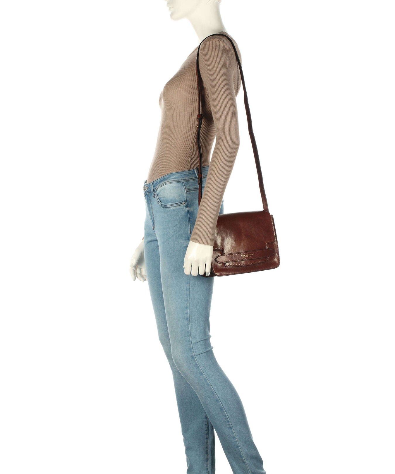 The Bridge Lucrezia Crossbody bag marrone