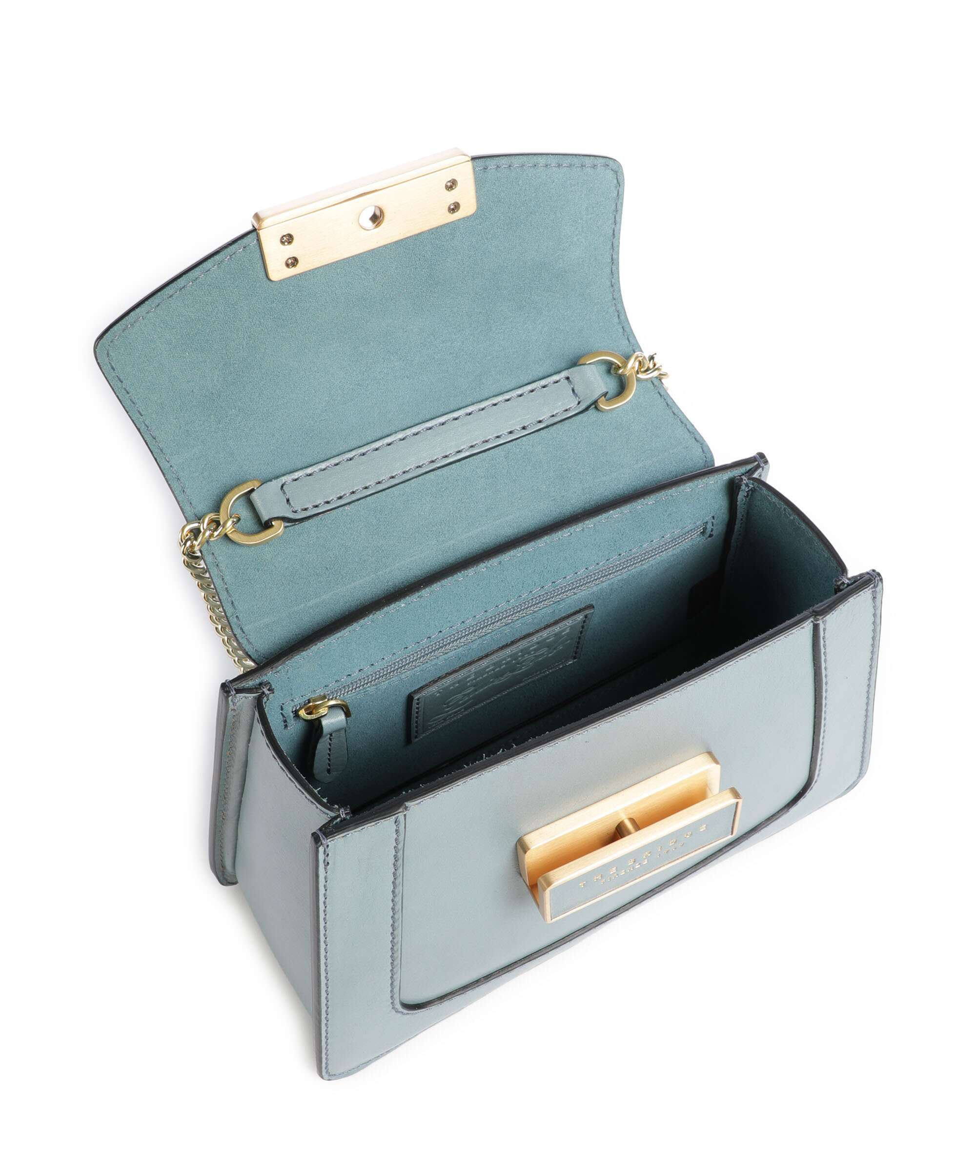 The Bridge Ginevra Handbag baby blue/oro
