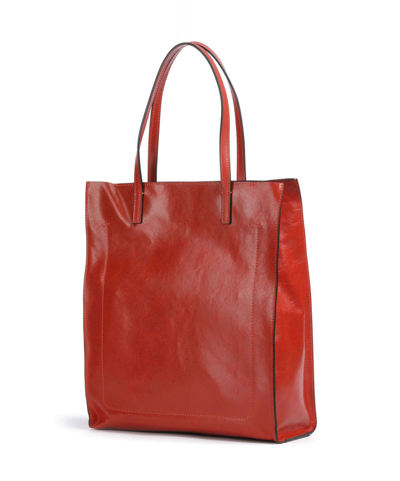 The Bridge Mirra Tote bag burnt orange