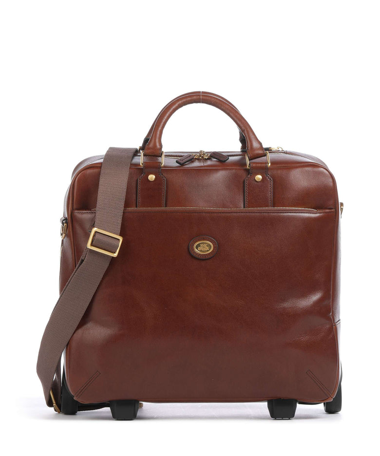 The Bridge Story Viaggio Rolling briefcase brown