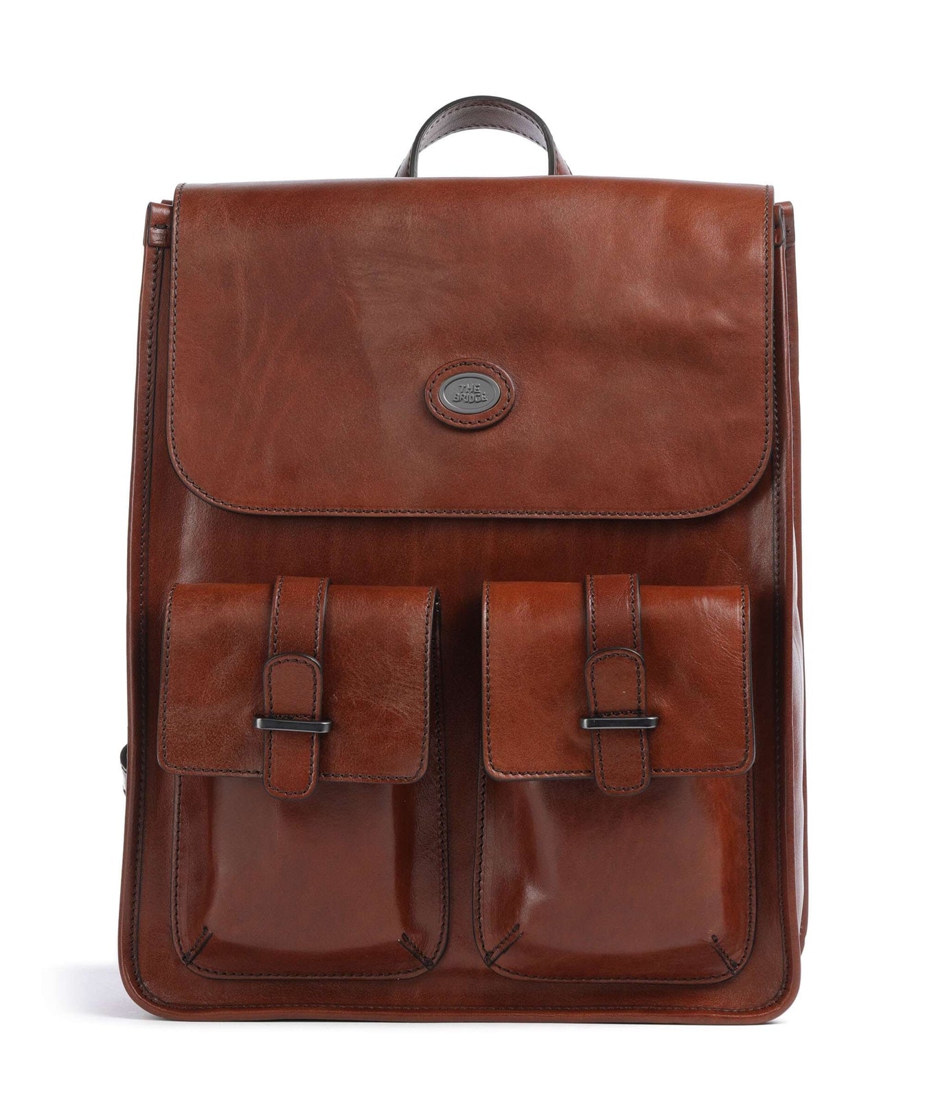The Bridge Isaia Backpack marrone/rut scamosciato opaco