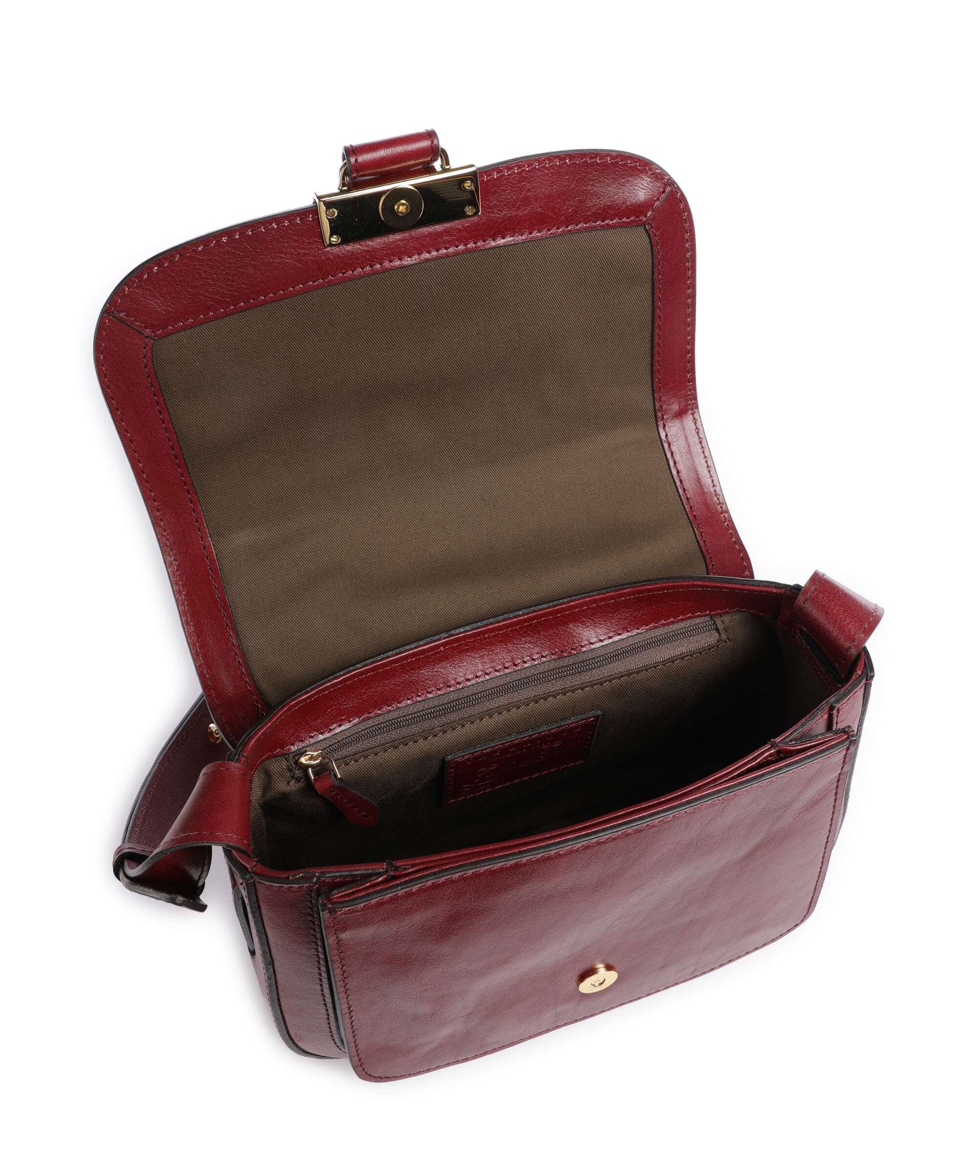 The Bridge Benedetta Crossbody bag dark red