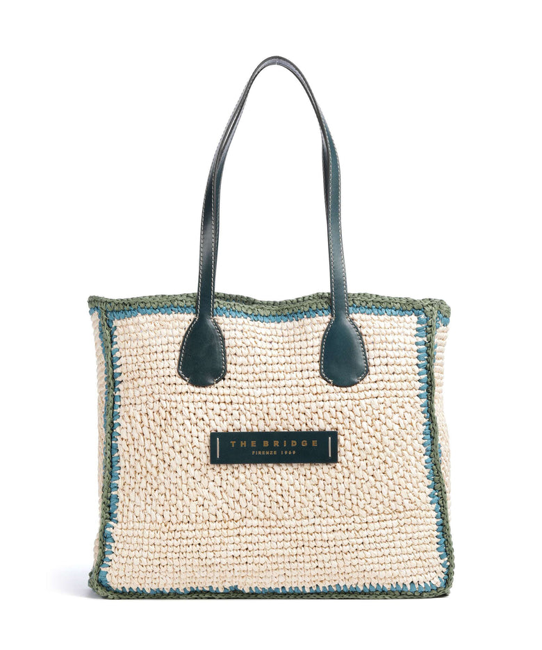 The Bridge Luna Tote bag pavone
