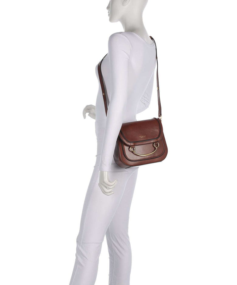 The Bridge Luce Crossbody bag marrone