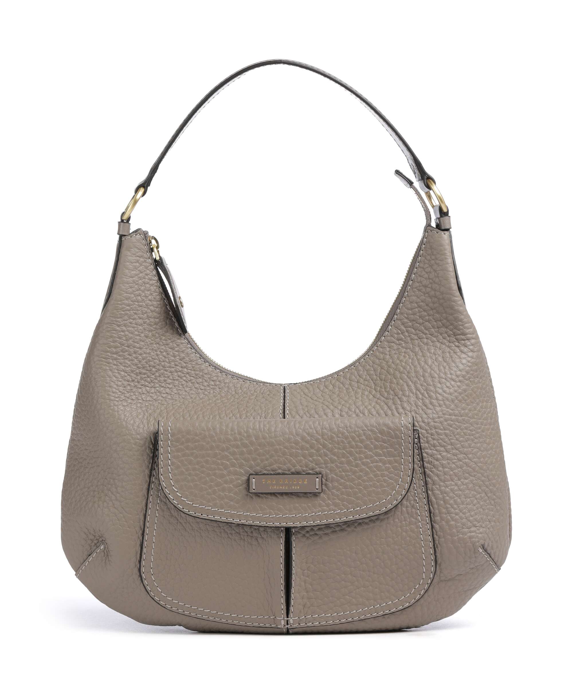 The Bridge Martina Hobo bag greige