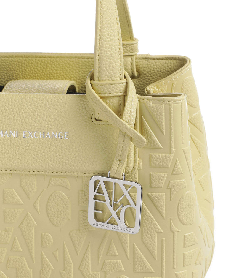 Armani Exchange Liz Monogram S Handbag sunlight