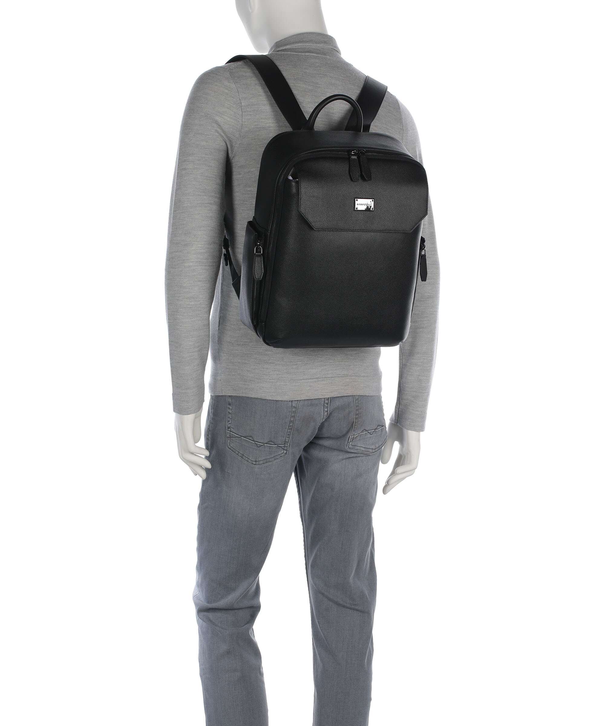 Emporio Armani Milano Backpack black beauty