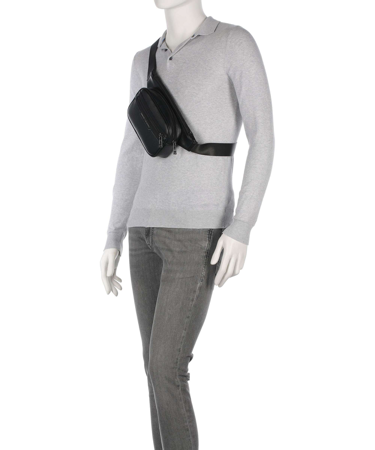 Armani Exchange Cedric Fanny pack black