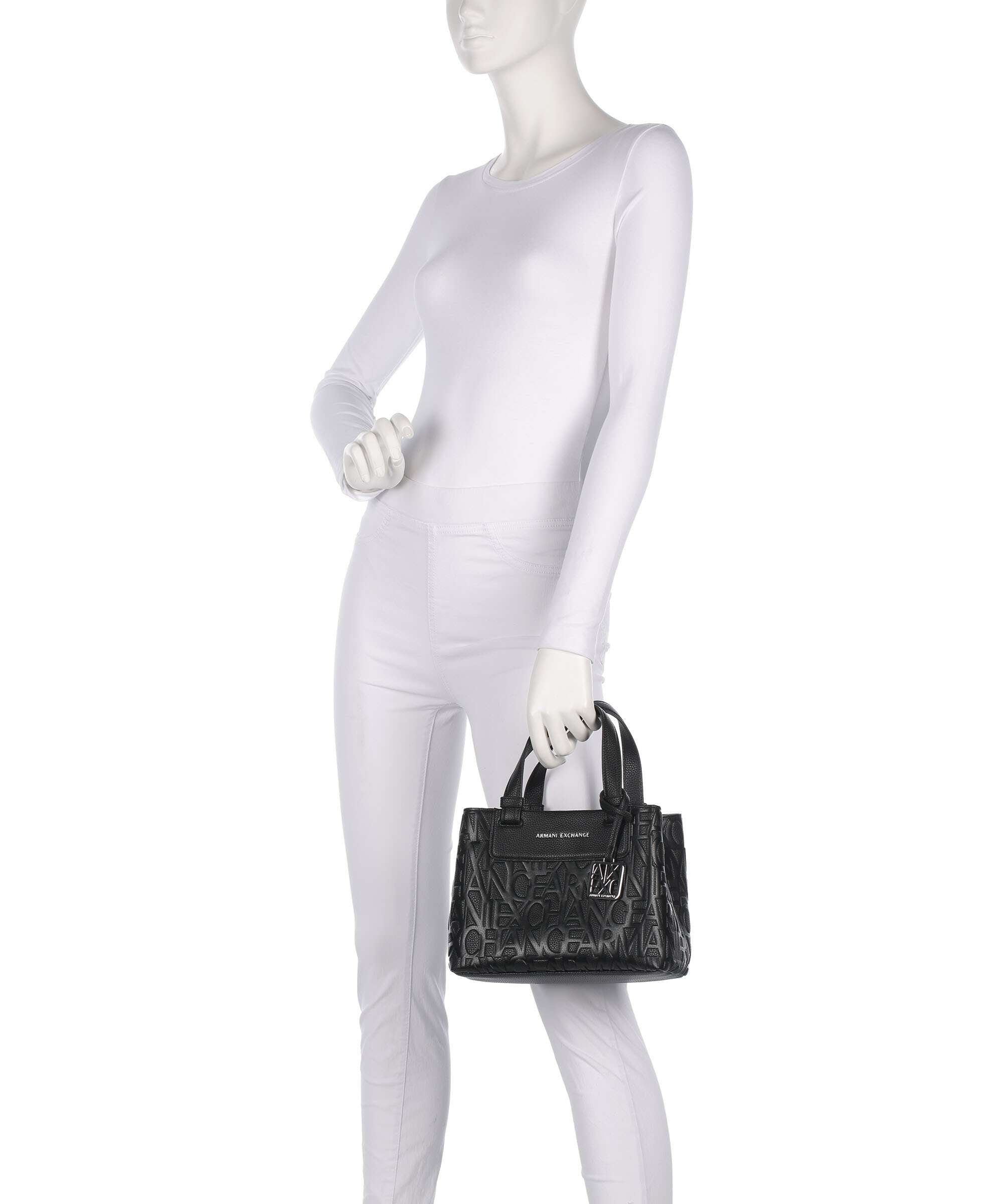 Armani Exchange Liz Monogram S Handbag black