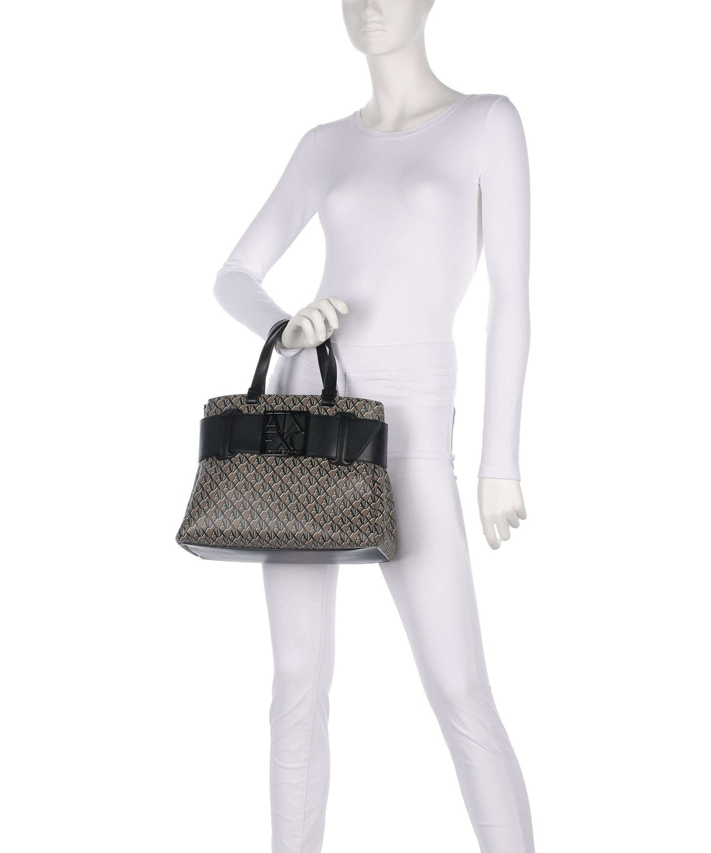 Armani Exchange Susy Soft Handbag brown bass/black