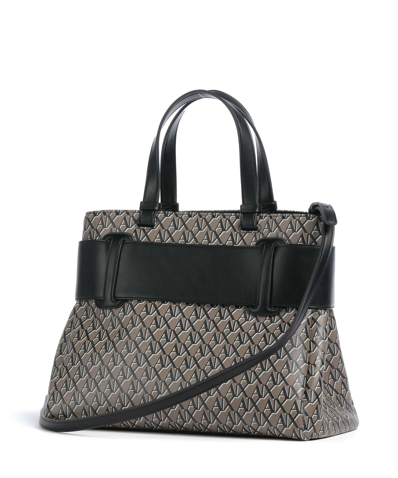 Armani Exchange Susie Soft Handbag brown bass/black