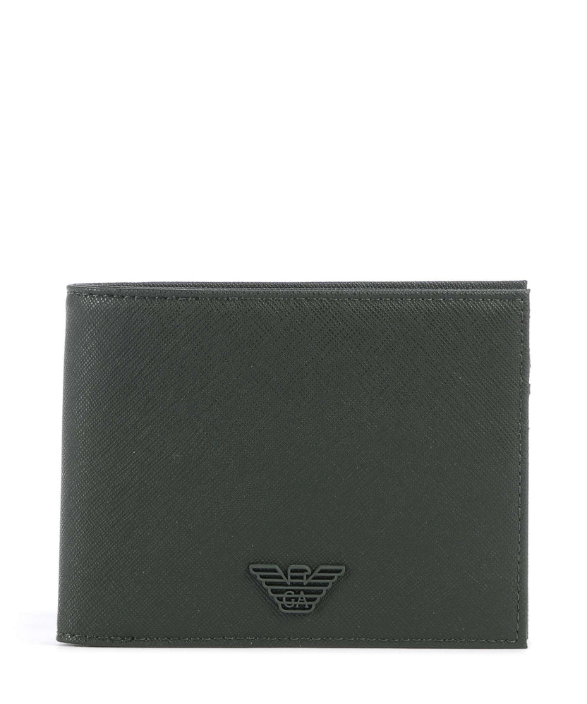 Emporio Armani Saffiano Animation Wallet deep forest