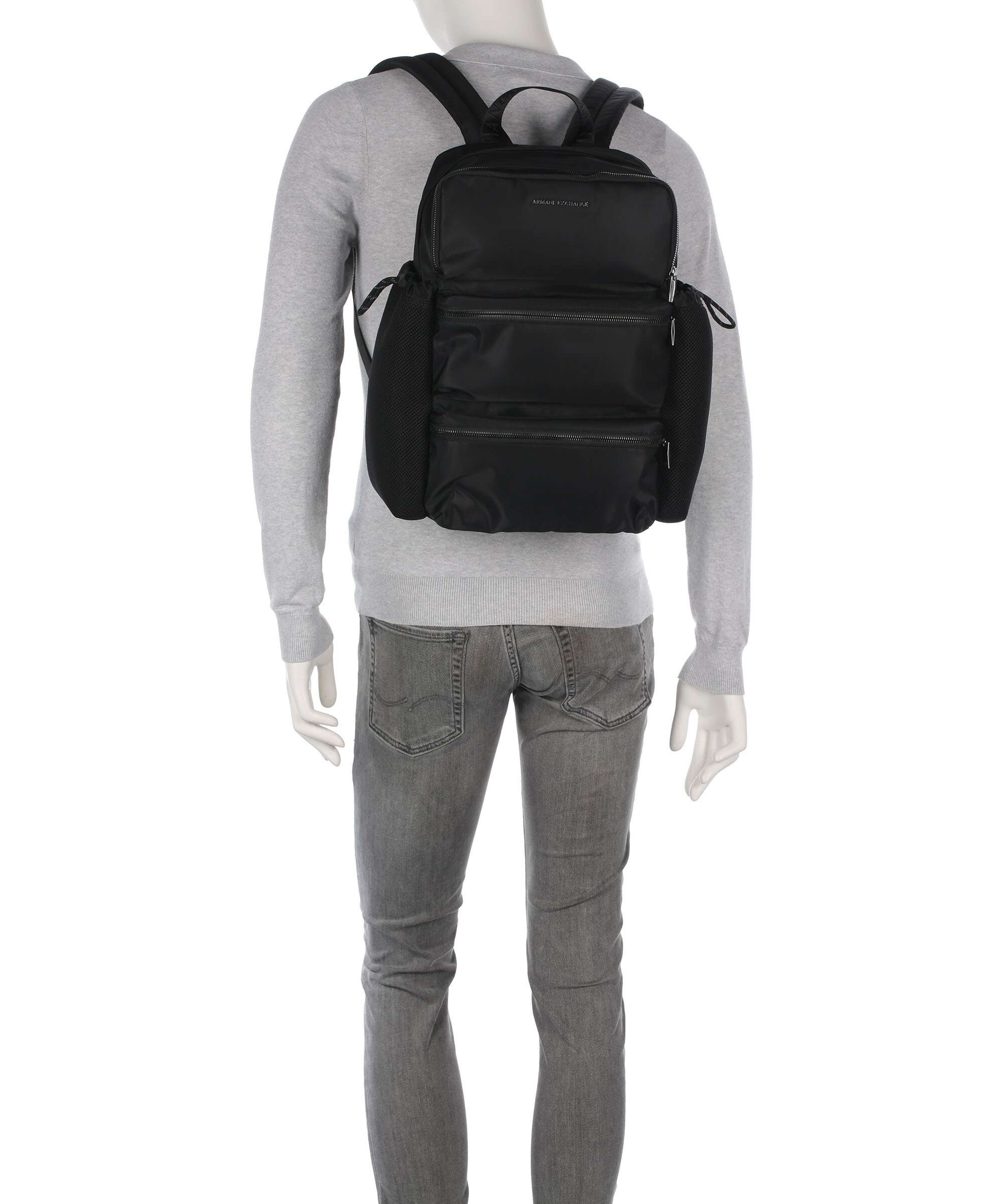 Armani Exchange Commuting Backpack black