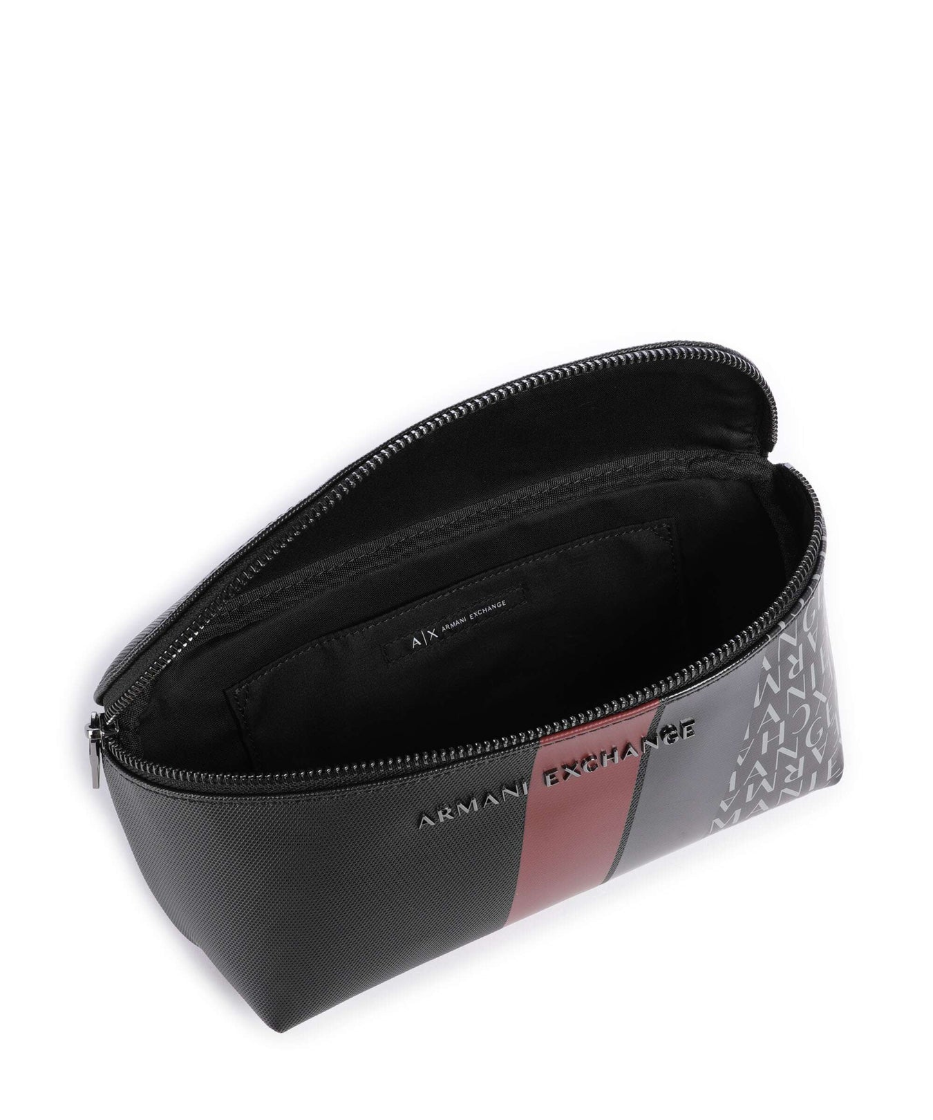 Armani Exchange Dylan Fanny pack black/pomegranate/black shiny