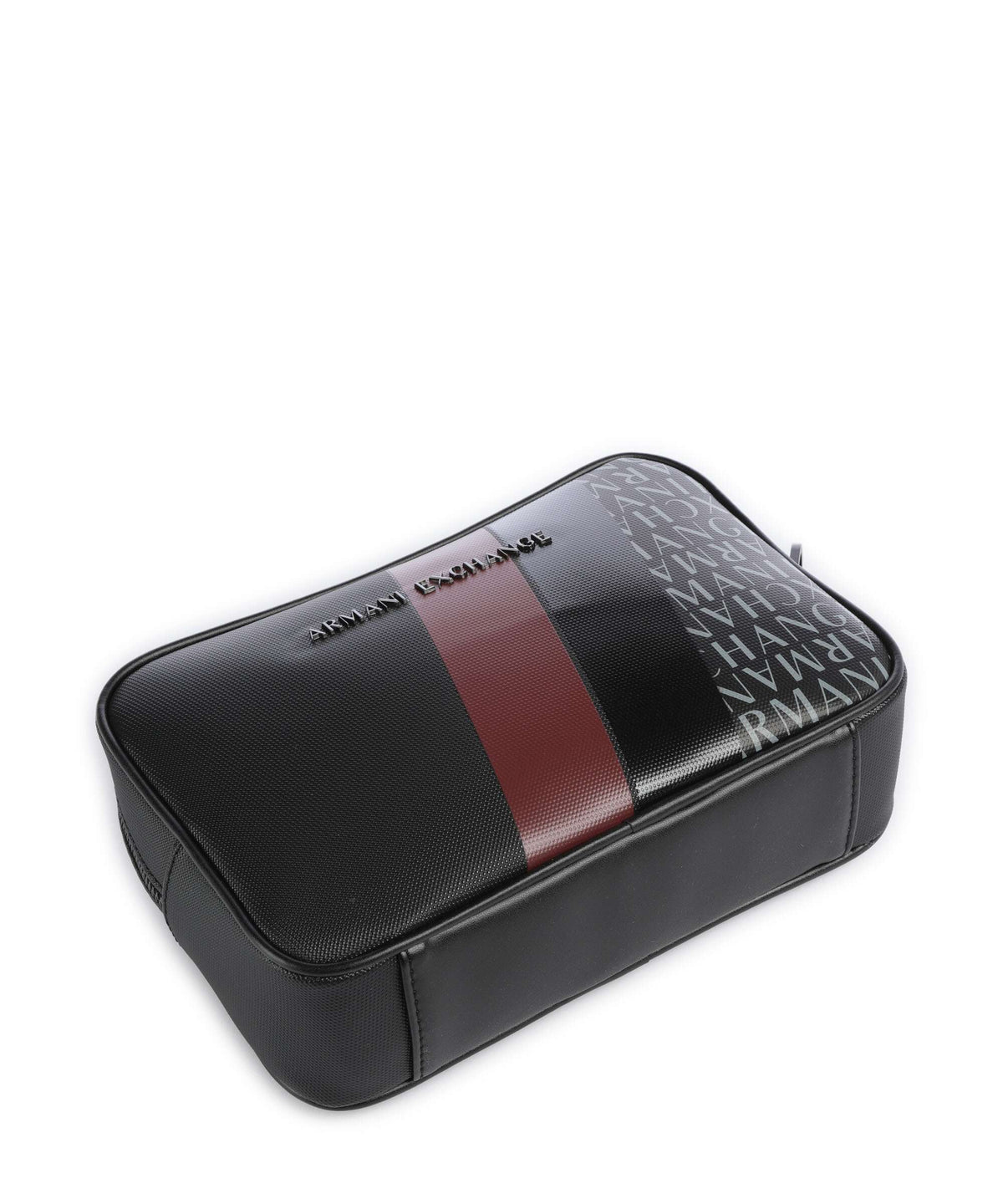 Armani Exchange Dylan Toiletry bag black/pomegranate/black shiny