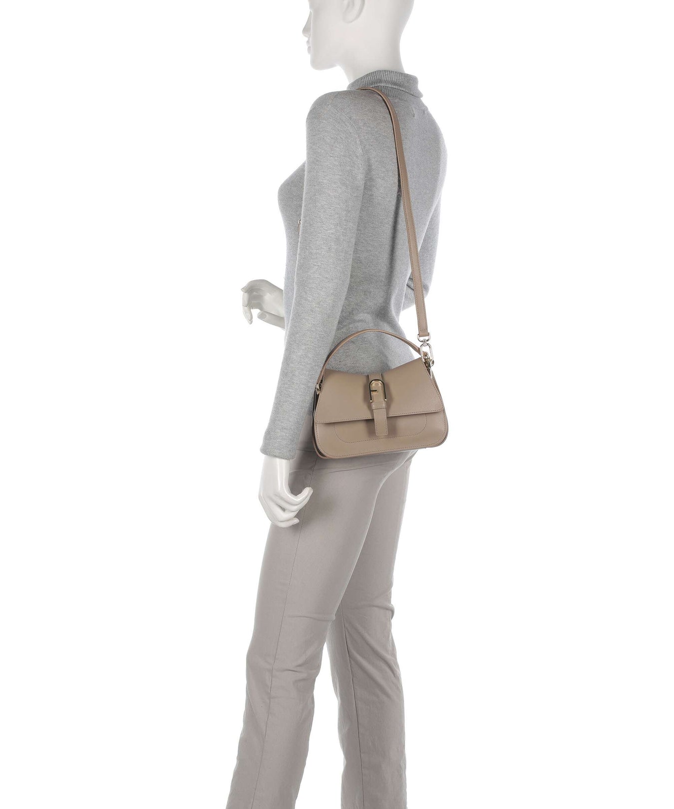 Furla Flow Mini Handbag greige