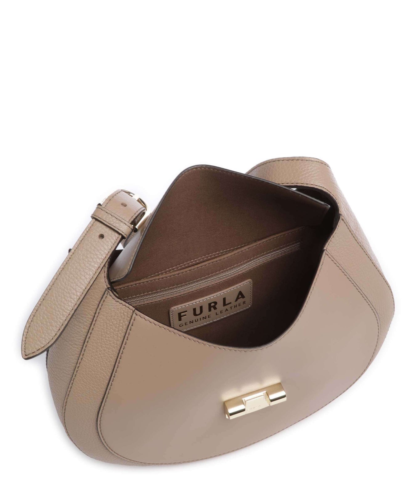 Furla Club 2 M Hobo bag greige