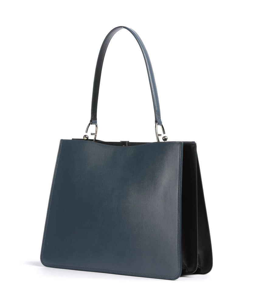 Furla Agata L Tote bag grigio blu/nero