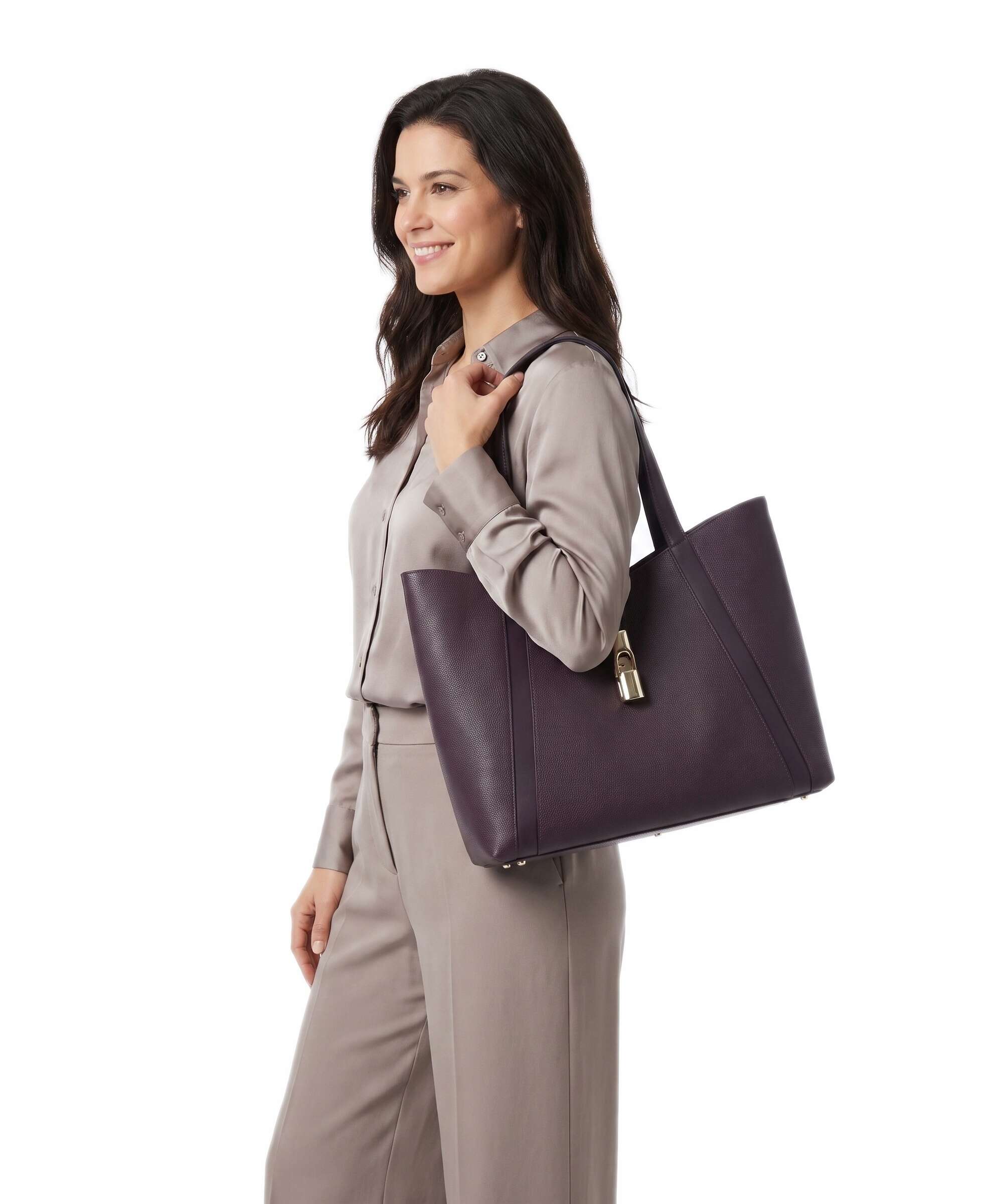 Furla Goccia L Tote bag winter bloom