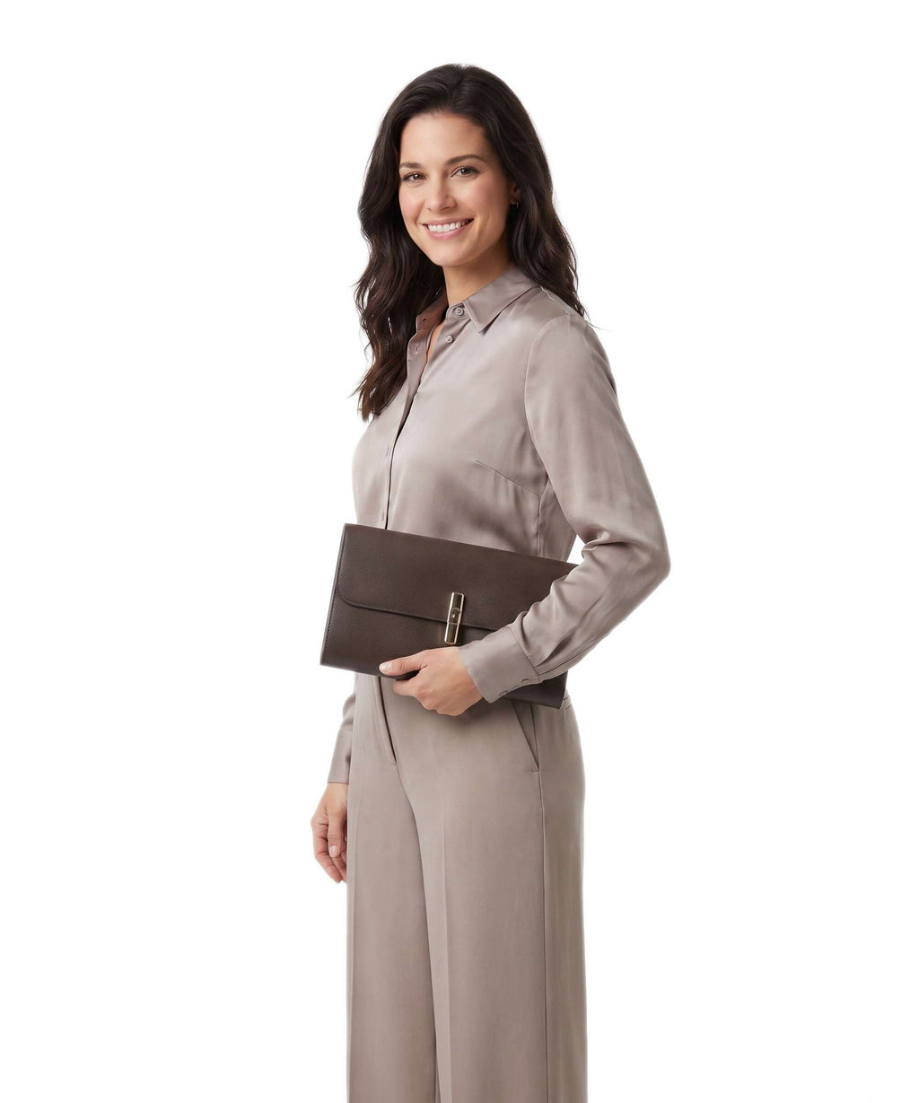 Furla Iride Clutch bag espresso