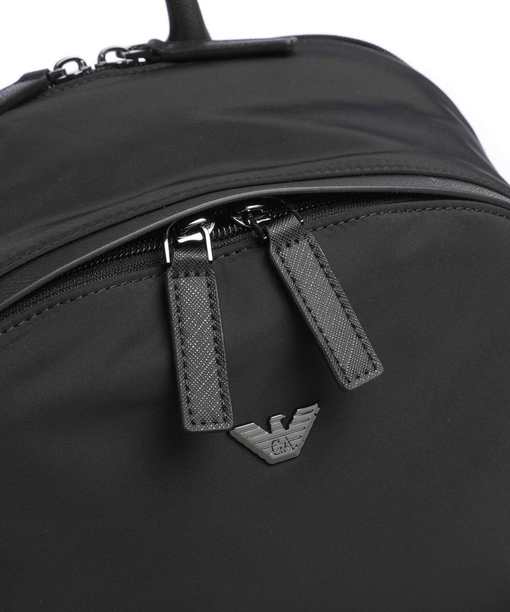Emporio Armani Nylon Recycled Backpack black beauty