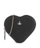 Vivienne Westwood Heart Saffiano Biogreen Sac bandoulière black