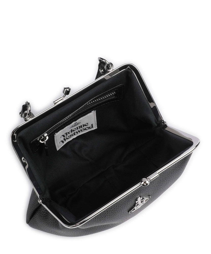 Vivienne Westwood Granny Frame Grain Crossbody bag black