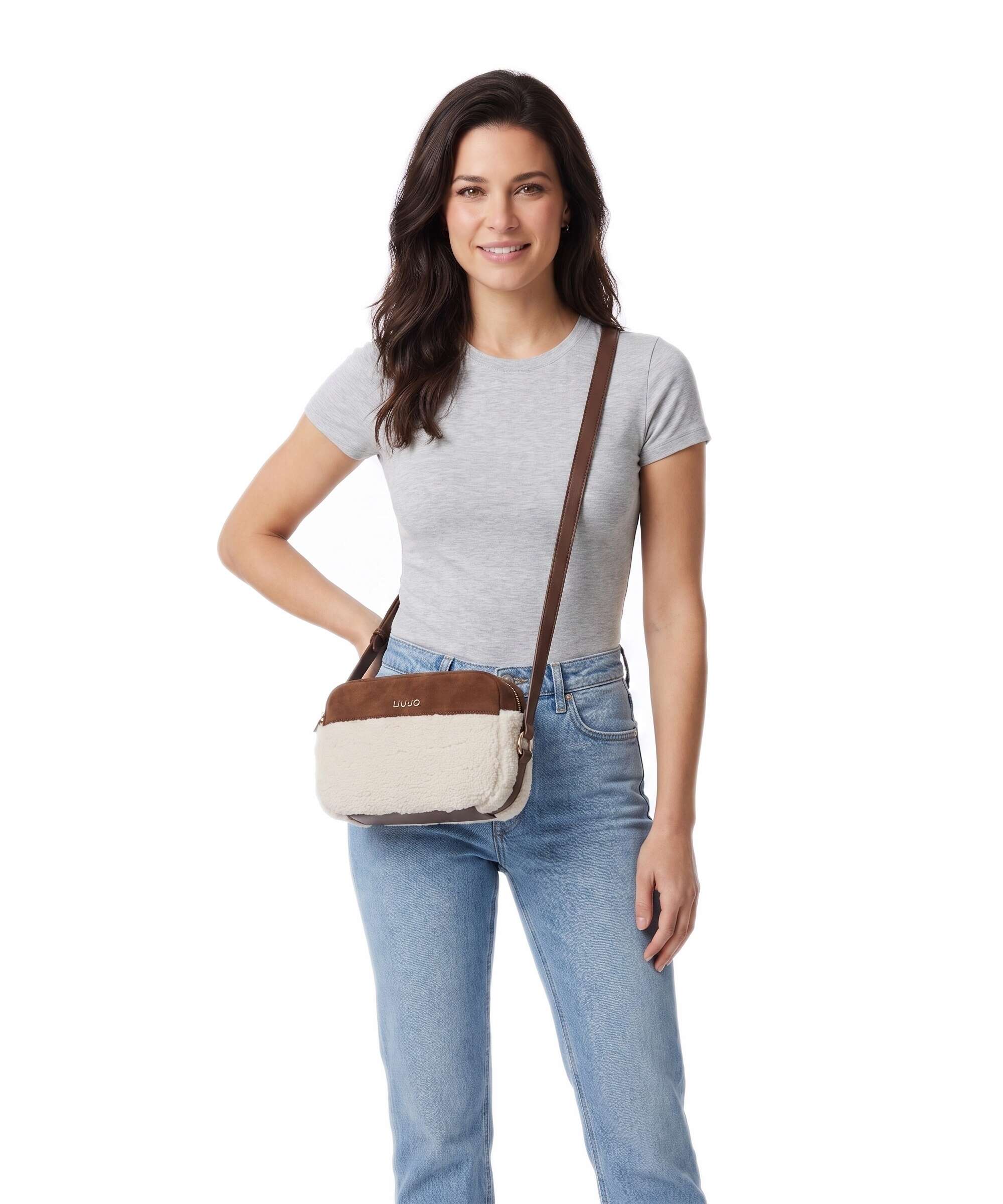 Liu Jo Manhattan M Crossbody bag cream