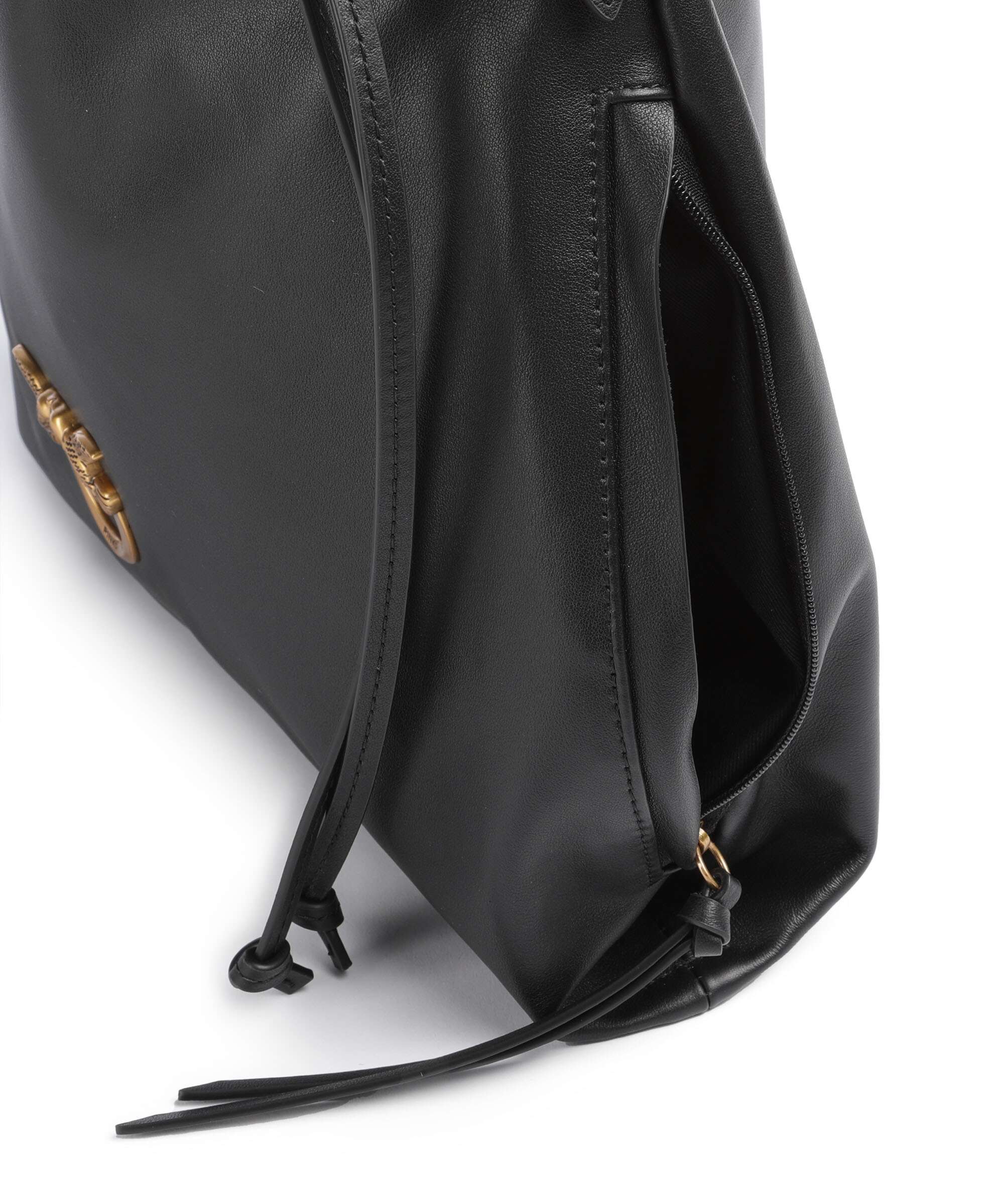 Pinko Classic Slouchy Bucket bag nero/antique gold