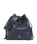 Pinko Secchiello Classic Sac seau blu indaco ombroso/antique gold