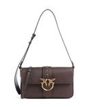 Pinko Love One Classic Slouchy Sac porté épaule marrone castano/antique gold