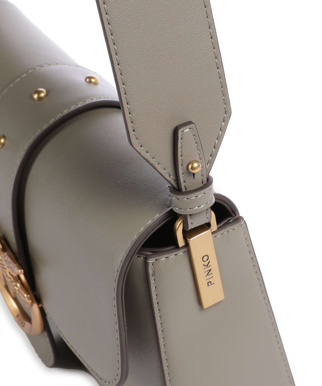 Pinko Love One Mini Slouchy Shoulder bag noce/antique gold