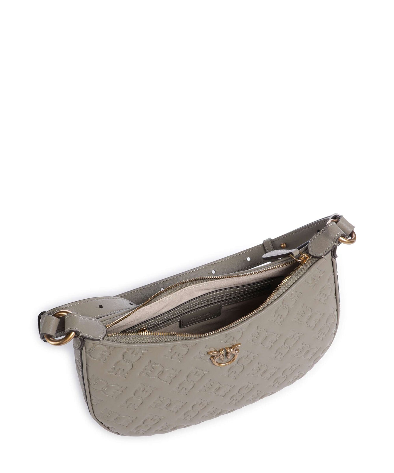 Pinko Half Moon Mini Shoulder bag noce/antique gold