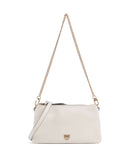 Pinko Double Mini Sac porté épaule bianco seta/antique gold