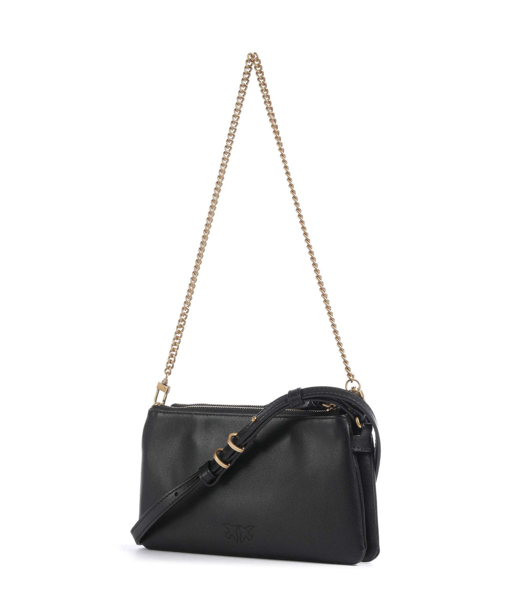 Pinko Double Mini Shoulder bag nero/antique gold