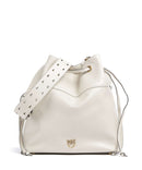Pinko Secchiello Classic Sac seau bianco seta/antique gold