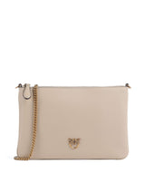 Pinko Flat Classic Crossbody bag beige/grigio fumo/antique gold
