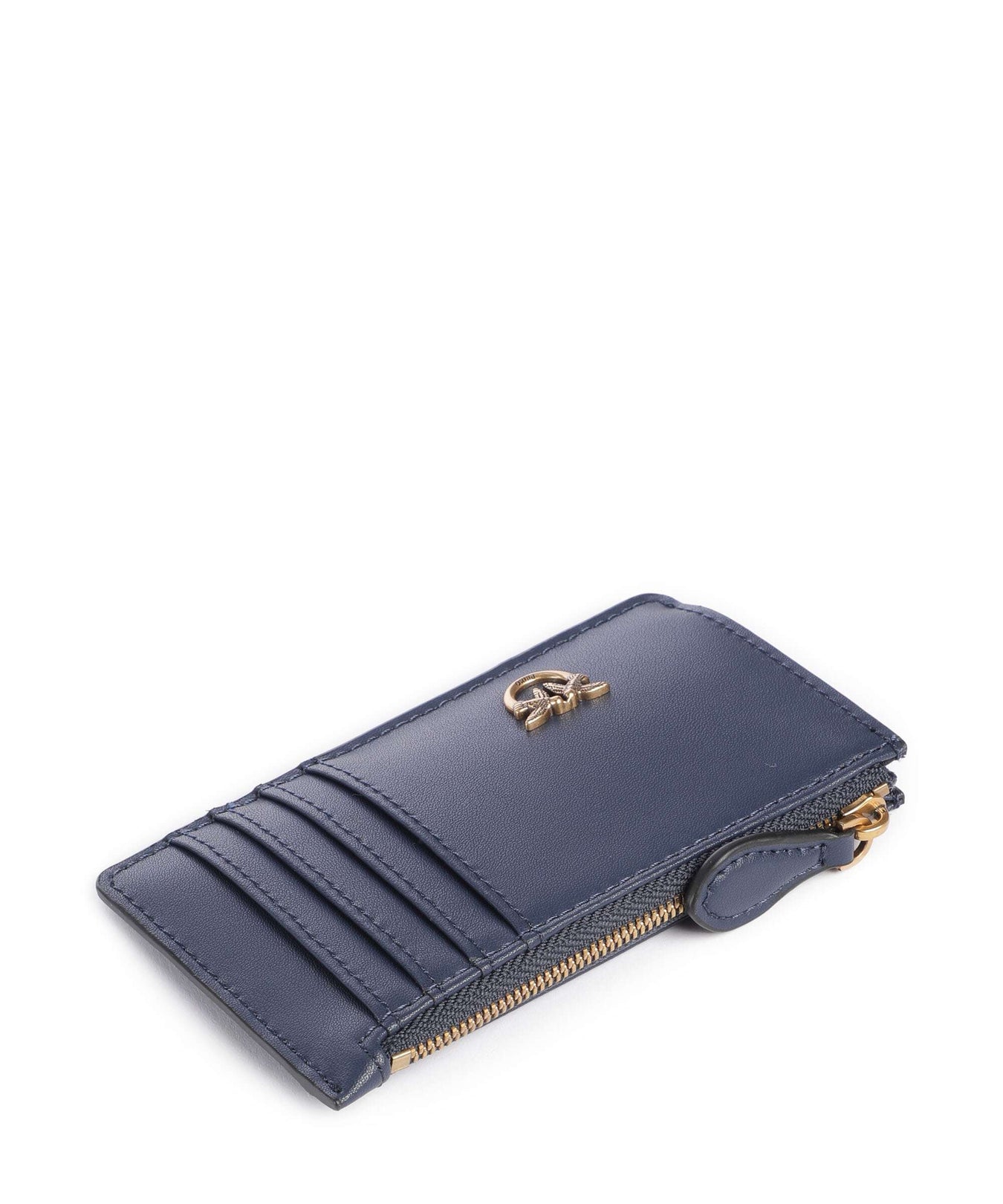 Pinko Airone Credit card holder blu indaco ombroso/antique gold