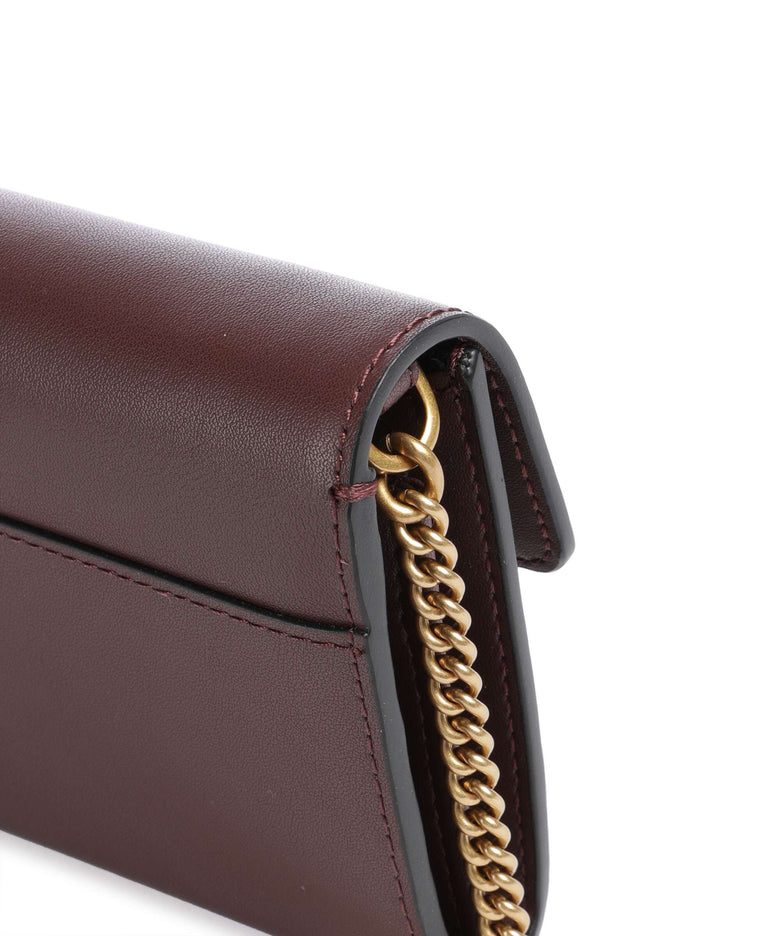 Pinko Love One Wallet cioccolato amaro/antique gold