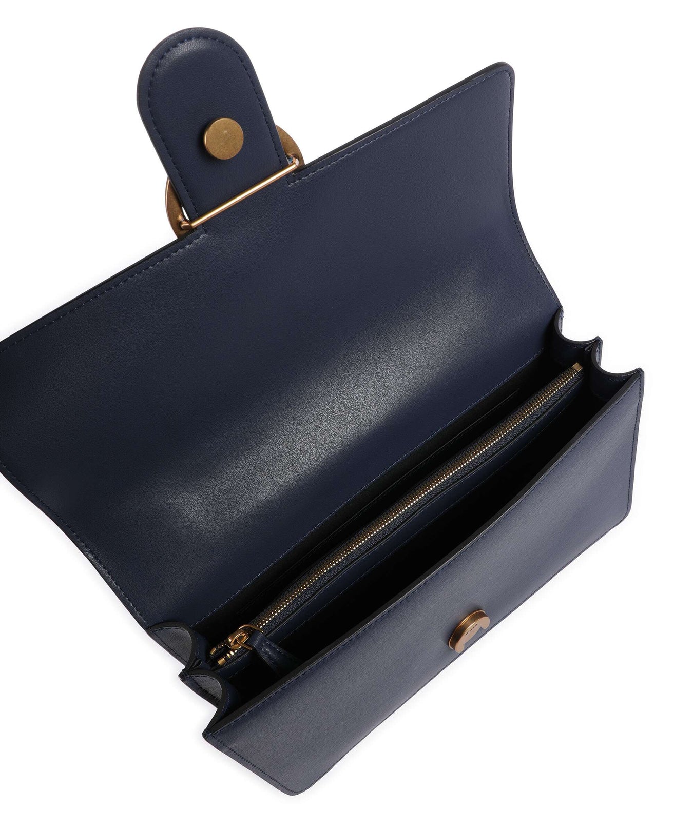 Pinko Love One Classic Shoulder bag blu indaco ombroso/antique gold