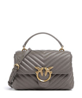Pinko Love Lady Puff Mini Sac à main grigio asfalto/antique gold