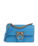 Pinko Love One Mini Sac porté épaule azzurro dresda/antique gold